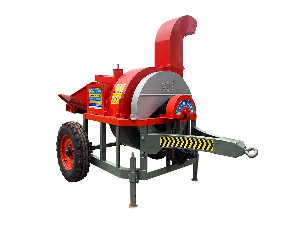 Chaff Cutter: Tractor/Motor Operated Heavy-Duty Fodder Machine